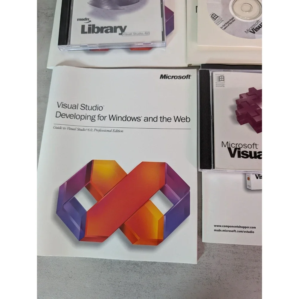 Microsoft Visual C++ 6.0 Professional Edition Immaculate Condition with CD Key